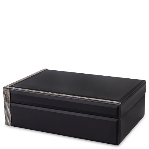 Szkatułka na biżuterię 8 x 24 x 16 cm czarny 5902663692835 - Sklep Mrówka - EREM - eremsklep.pl