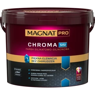 Farba silikatowo-silikonowa do elewacji Magnat Pro Chroma Sisi Baza A 4,5L