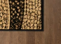 Dywan Standard Ramiro 60 x 120 cm czarny w aranżacji