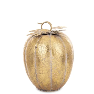 Figurka dynia 38 x 27 x 27 cm złoty